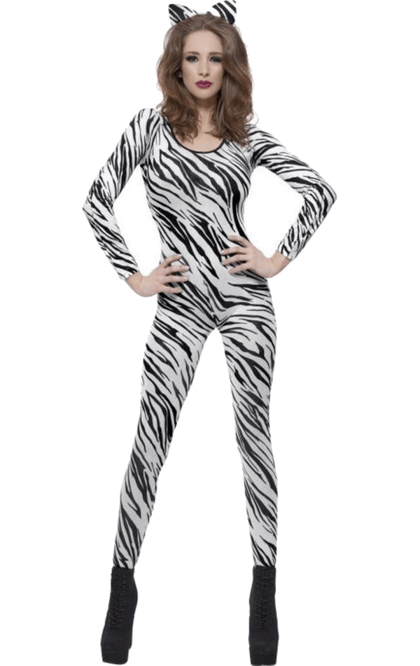Zebra Catsuit | Joke.co.uk