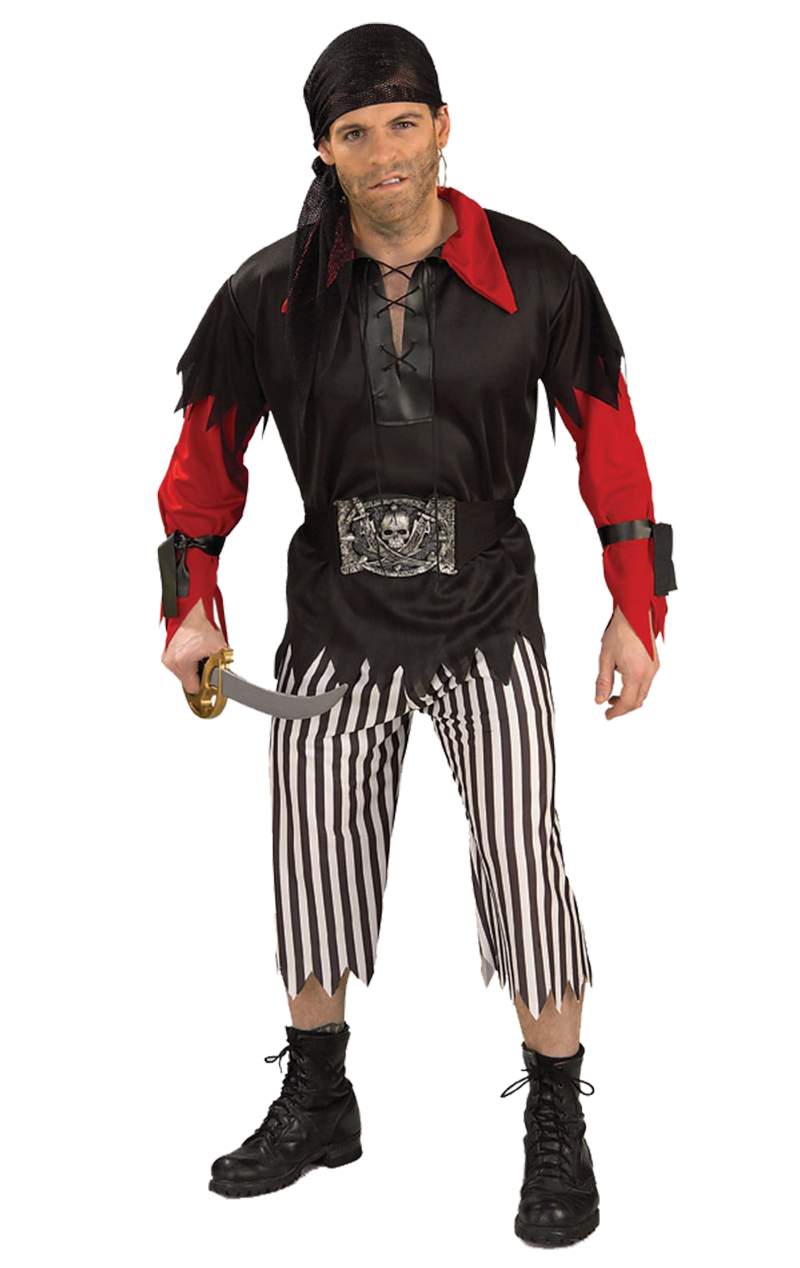 Mens Pirate King Costume | Joke.co.uk