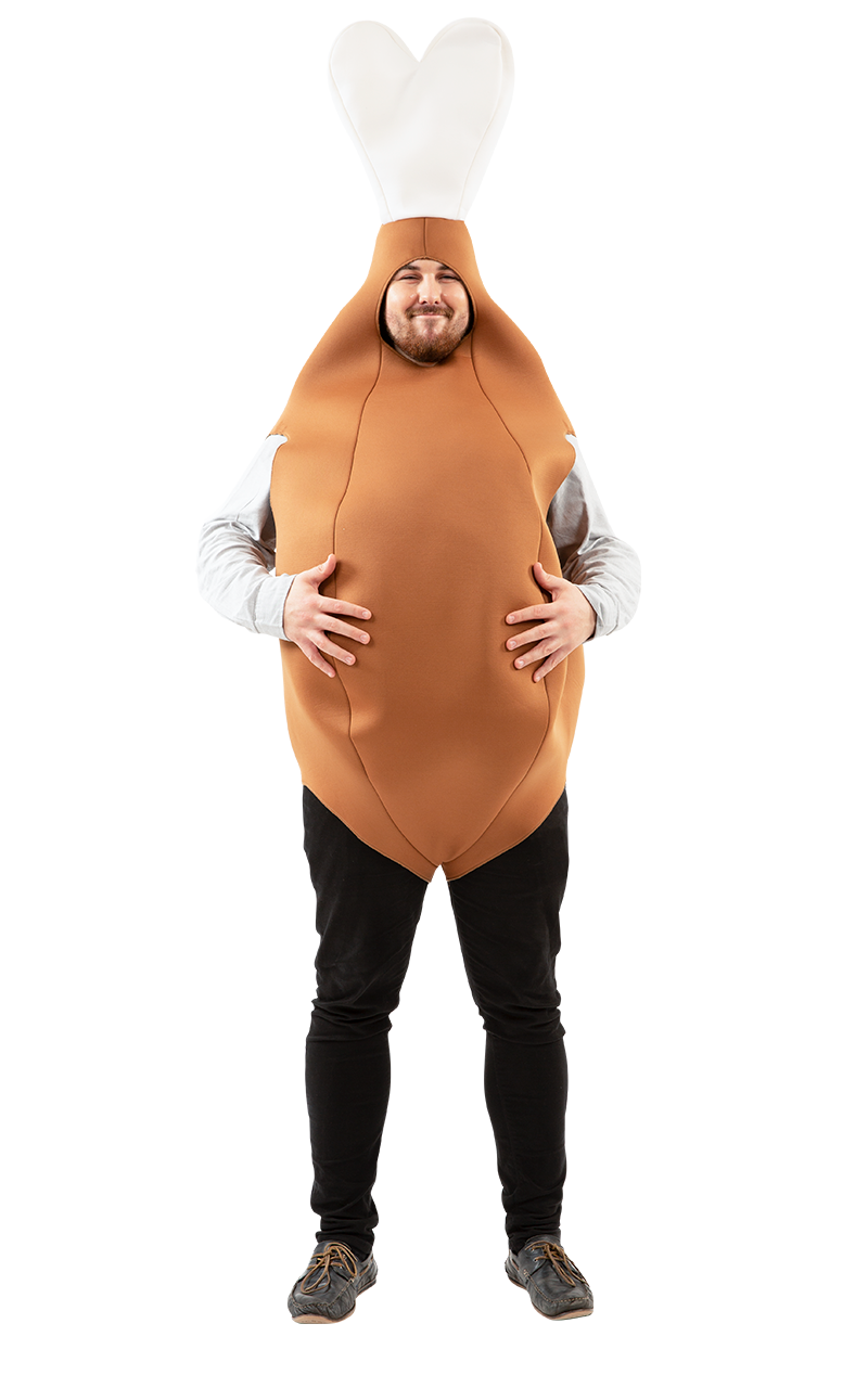 Adult Chicken Drumstick Costume | Joke.co.uk