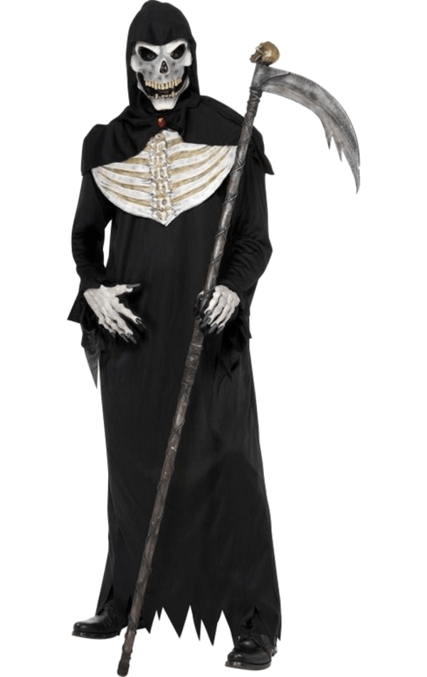 Adult Deluxe Grim Reaper Fancy Dress Costume | Joke.co.uk