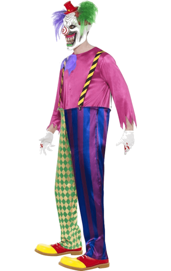 Adult Kolorful Killer Klown Costume | Joke.co.uk