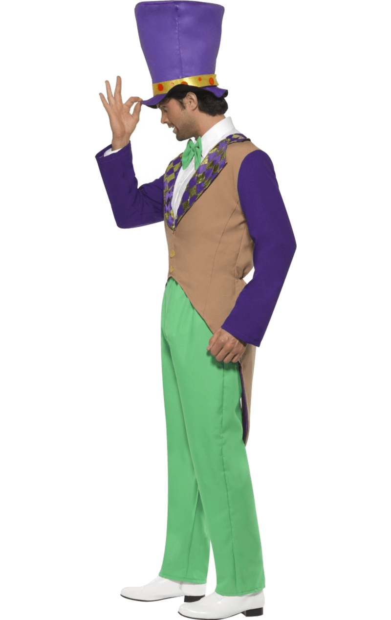 Adult Purple Mad Hatter Costume | Joke.co.uk
