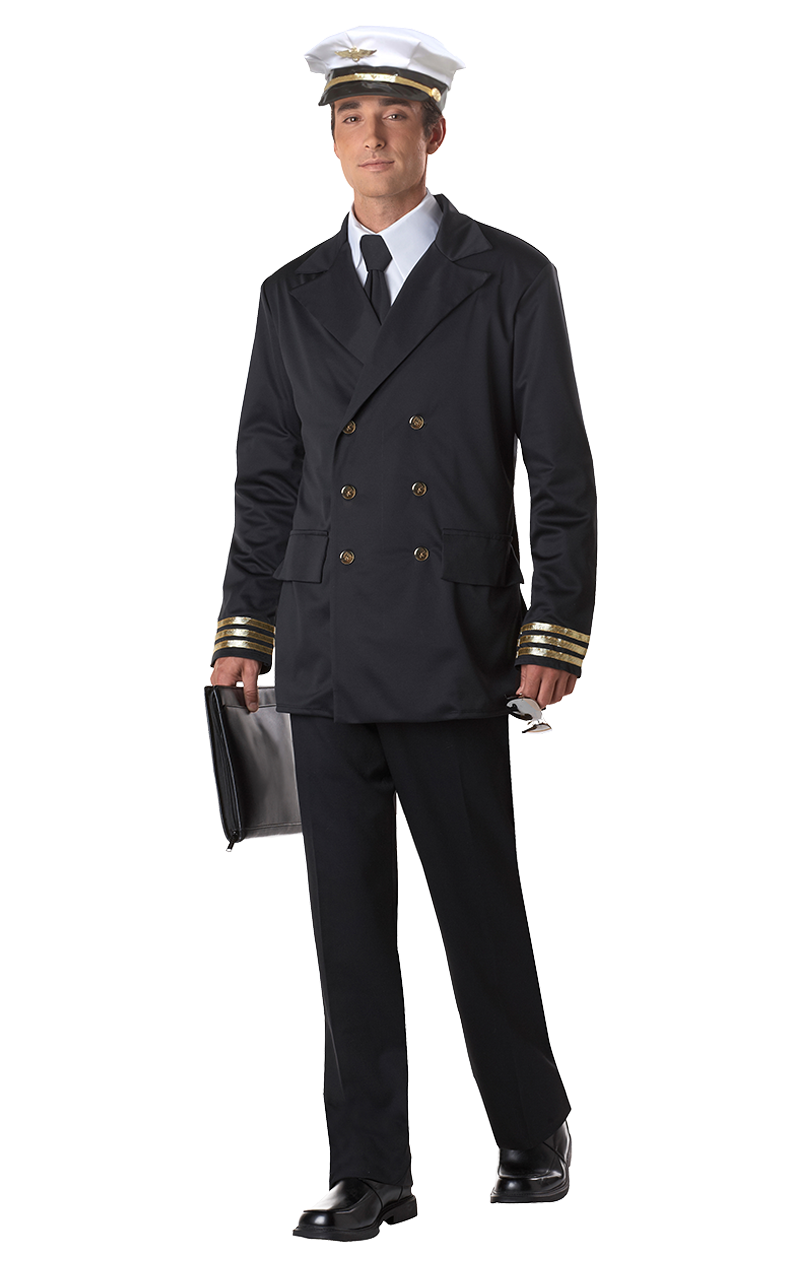 Adult Retro Pilot Costume | Joke.co.uk