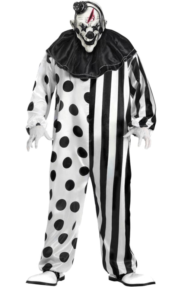 Mens Scary Clown Halloween Costume Joke.co.uk