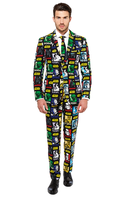 Boba Fett Mens Fancy Dress Star Wars Film Movie Villain Adult Costume Outfit New