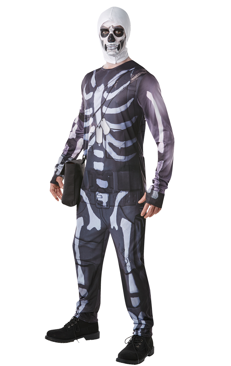 Adult Skull Trooper Fortnite Costume Deluxe Uk 3133