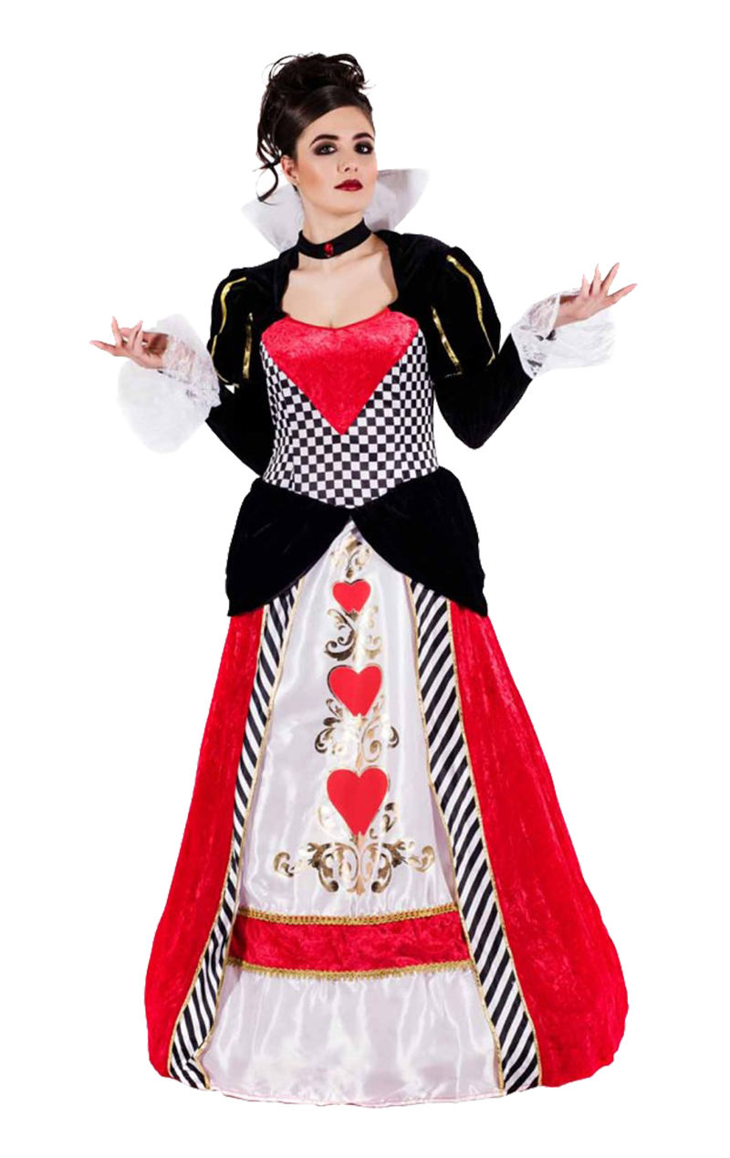 Womens Queen of Hearts Costume | Joke.co.uk