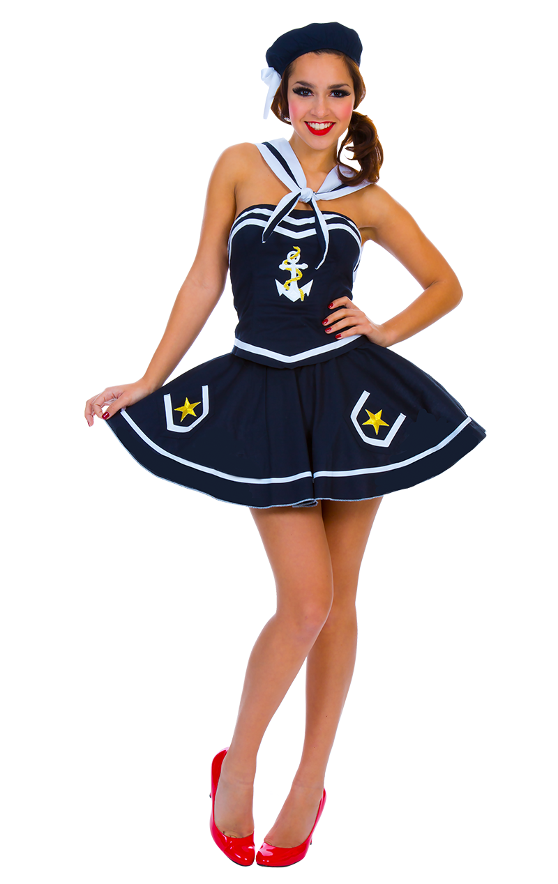 Sexy Blue Sailor Costume Uk 9619