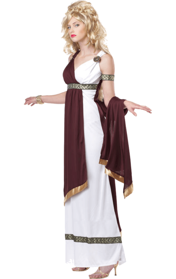 Adult Elegant Roman Empress Costume - Joke.co.uk
