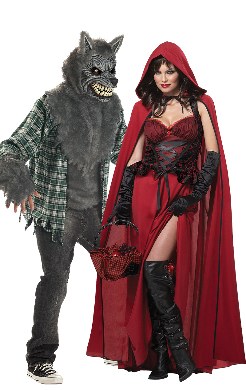 Red Riding Hood Couples Costume Uk