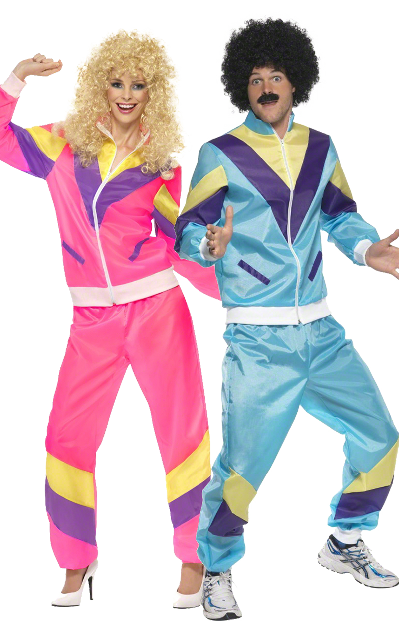 Retro ‘80s Couples Costume | Joke.co.uk